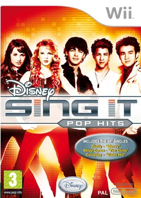 Disney Sing It - Pop Hits box cover front